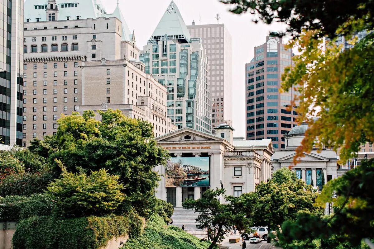 Vancouver Art Gallery near Pinnacle Hotel Harbourfront in downtown Vancouver
