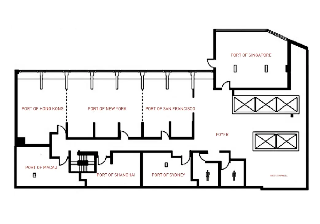 Ports of the World floor plan